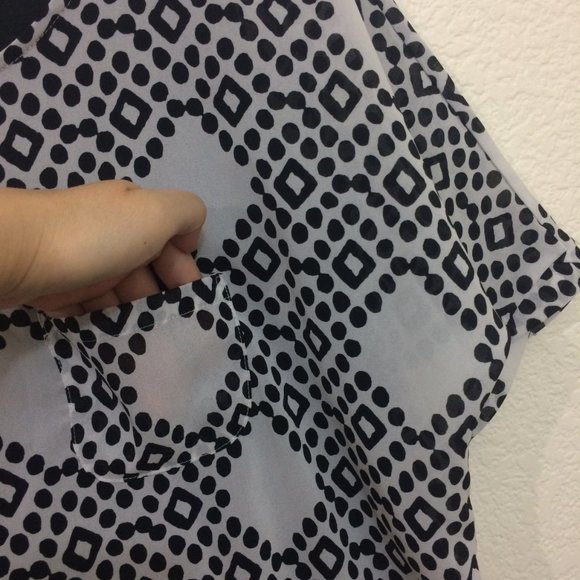 4/$25 🛍 Meadow Rue Anthropologie Boxy Layered Top - Picture 4 of 8